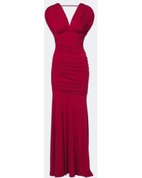 Jonathan Simkhai - Norvelle Draped Open-Back Gown - Lyst
