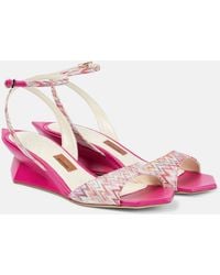 Missoni - Zig Zag Wedge Sandals - Lyst