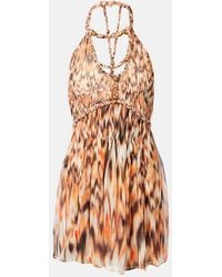 Isabel Marant - Rozilda Printed Silk Minidress - Lyst