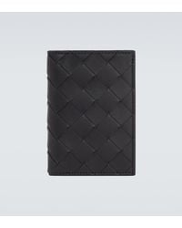 Bottega Veneta - Intrecciato Leather Card Holder - Lyst