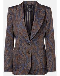 Etro - Paisley Jacquard Blazer - Lyst