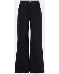 FRAME - Jeans Flared Easy Wide Flare A Vita Alta - Lyst