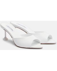 Aquazzura - Bisous Leather Mules - Lyst