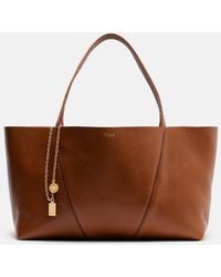 Chloé - Spin East-West Leather Tote Bag - Lyst
