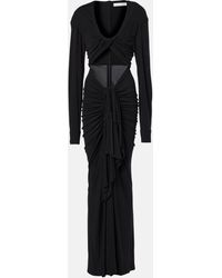 Christopher Esber - Vivenda Draped Jersey Maxi Dress - Lyst