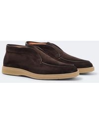 Santoni - Suede Desert Boots - Lyst