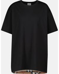 Burberry T-shirt Megan a manches courtes en coton - Noir