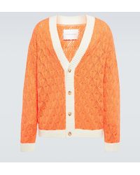 King & Tuckfield - Cardigan in lana a righe - Lyst