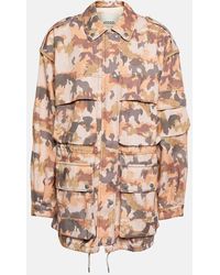 Isabel Marant - Bedruckte Jacke Elize Aus Baumwolle - Lyst