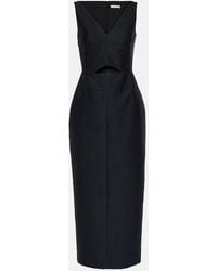 Emilia Wickstead - Illyse Floral Midi Dress - Lyst