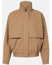 Saint Laurent - Cotton Canvas Jacket - Lyst
