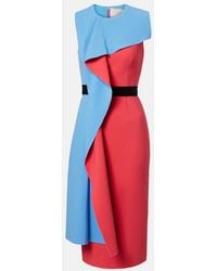 ROKSANDA - Pembrook Draped Crepe Cocktail Dress - Lyst