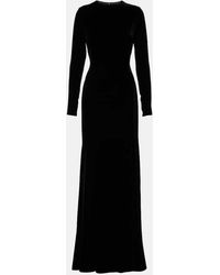 Dolce & Gabbana - Velvet Gown - Lyst