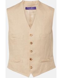 Ralph Lauren - Jaiden Linen Vest - Lyst