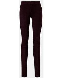 Stouls - Carolyn Suede Leggings - Lyst