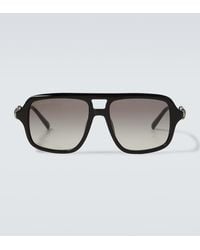 Gucci - Horsebit Aviator Sunglasses - Lyst