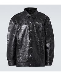 Rick Owens - Coated Denim Jacket - Lyst