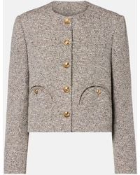 Blazé Milano - Shamo Linen-Blend Tweed Jacket - Lyst