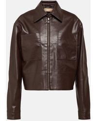 AYA MUSE - Tolobu Faux Leather Jacket - Lyst