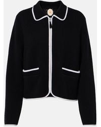 Jardin Des Orangers - Wool And Cashmere Zip-Up Sweater - Lyst