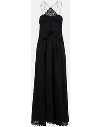 Isabel Marant - Vestido Largo Lindy De Ramio Con Encaje - Lyst
