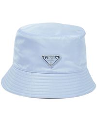 Prada Hut aus Re-Nylon - Blau