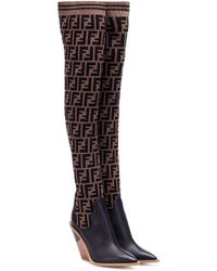 Botas mosqueteras Fendi de mujer: hasta el 36 % de descuento | Lyst