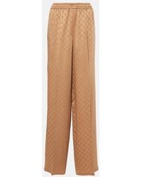 Gucci - Jogginghose Mit Gg-Jacquardmuster - Lyst