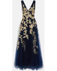 Costarellos - Arcangela Applique Tulle Gown - Lyst