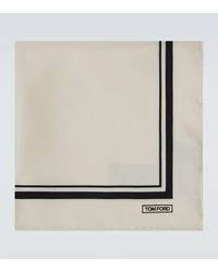 Tom Ford - Printed Silk Twill Pocket Square - Lyst