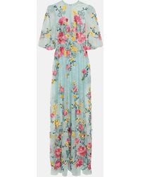 Costarellos - Liana Embroidered Chantilly Lace Gown - Lyst