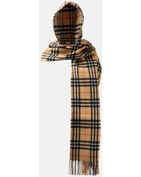Burberry - Bufanda De Cachemir Con Check - Lyst