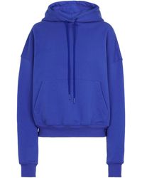 WARDROBE.NYC Exclusive To Mytheresa – Cotton-jersey Hoodie - Blue