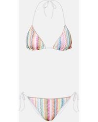 Missoni - Zigzag Lame Bikini - Lyst