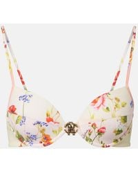 Roberto Cavalli - Printed Bikini Top - Lyst