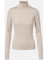 Gabriela Hearst - Wool, Cashmere, And Silk Turtleneck Top - Lyst