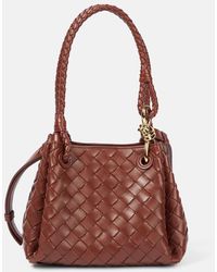 Bottega Veneta - Parachute Small Intrecciato Leather Tote Bag - Lyst