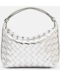 Bottega Veneta - Tote Bag Wallace Aus Metallic-Leder - Lyst