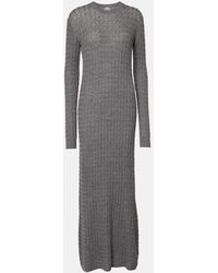 TOTEME - Cable-Knit Wool Sweater Dress - Lyst