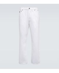Prada - Mid-Rise Straight Jeans - Lyst