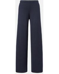 Lisa Yang - Aina Cotton And Cashmere Wide-Leg Pants - Lyst
