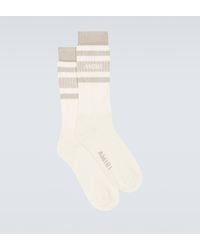 Amiri - Striped Cotton-blend Socks - Lyst