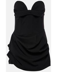 Magda Butrym - Bustier-Kleid Aus Einem Wollgemisch - Lyst