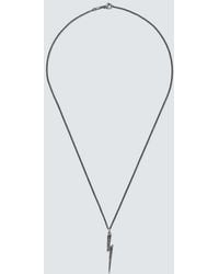 Ileana Makri - Thunder 18Kt Necklace With Diamonds - Lyst