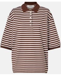 Rohe - Striped Oversized Cotton Polo Shirt - Lyst