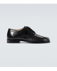 Maison Margiela - Tabi Leather Derby Shoes - Lyst