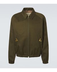 Valentino - Blouson Vgold Aus Baumwoll-Gabardine - Lyst