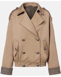 Brunello Cucinelli - Cotton And Linen Jacket - Lyst
