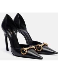 Gucci - Boulevard Horsebit Leather Pumps - Lyst