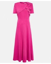 Roland Mouret - Asymmetrical Midi Dress - Lyst